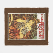 Perfecta Fahrräder mit Frauenwerbung Fleecedecke (Vorderseite (Horizontal))