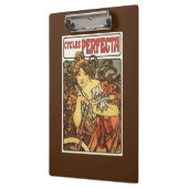 Perfecta Fahrräder mit Frauenwerbung Klemmbrett (Links)