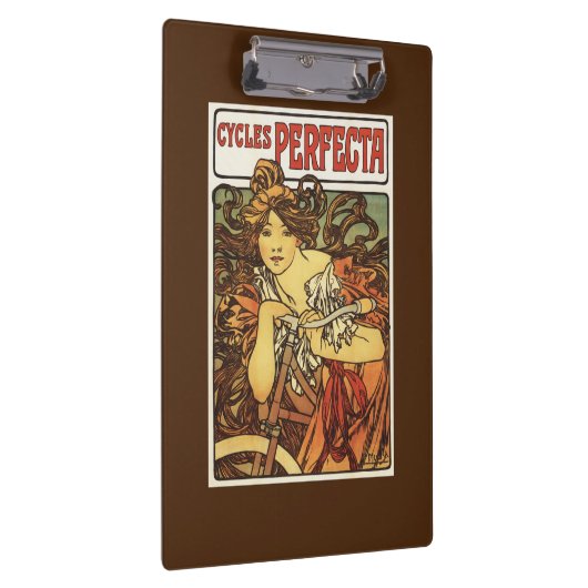 Perfecta Fahrräder mit Frauenwerbung Klemmbrett (Rechts)