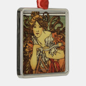 Perfecta Fahrräder mit Frauenwerbung Ornament Aus Metall (Rechts)