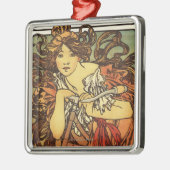 Perfecta Fahrräder mit Frauenwerbung Ornament Aus Metall (Links)