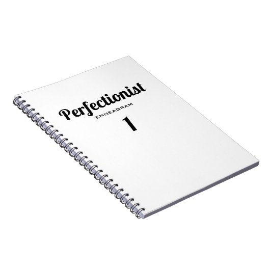 Perfectionist Enneagram 1 Journal-Notebook Notizblock (Rechte Seite)