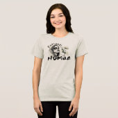 Perfectly Human – Emotional Imperfection Art Tri-Blend Shirt (Vorderseite voll)