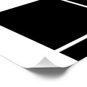 Perfectly Imperfect - Geometric Harmony Poster (Ecke)