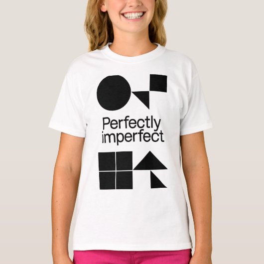 Perfectly Imperfect - Geometric Harmony T-Shirt (Vorderseite)
