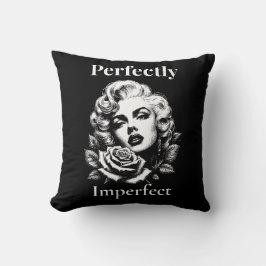 Perfectly Imperfect – Marilyn Noir Kissen