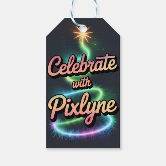 Perfectly Misaligned Celebration Tag 1 Geschenkanhänger (Vorderseite)