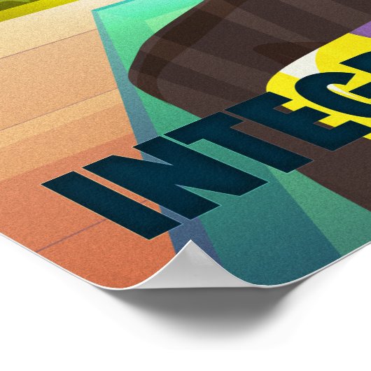 Perfectly Palm Springs Poster (Ecke)