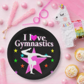 PERFEKT 10 GYMNAST PAPPTELLER (Party)