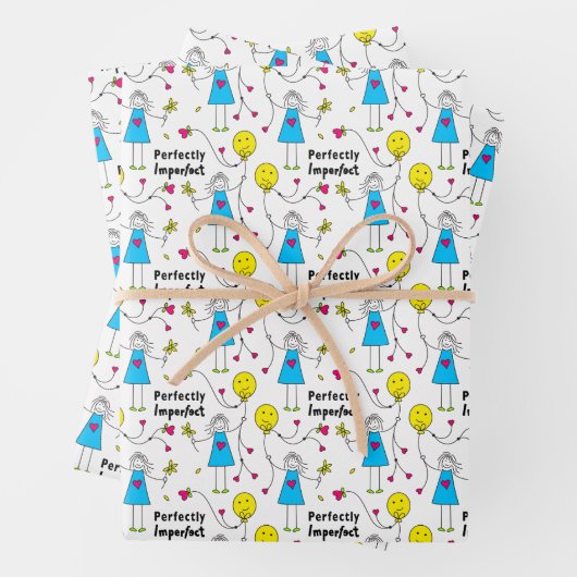 Perfekt 1 A_Wrapping Paper Geschenkpapier Set (Beispiel)