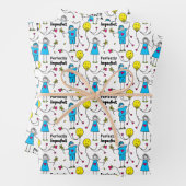 Perfekt 1 B_Wrapping Paper Geschenkpapier Set (Beispiel)