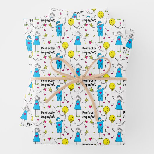 Perfekt 1 B_Wrapping Paper Geschenkpapier Set (Beispiel)