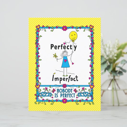 Perfekt 1_flaches Papier Blatt 8.5x11" (Stehend Vorderseite)