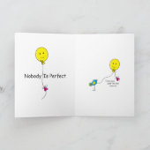 Perfekt 1_Greeting Card 5"x7" Karte (Innenseite)