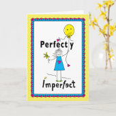 Perfekt 1_Greeting Card 5"x7" Karte (Gelbe Blume)