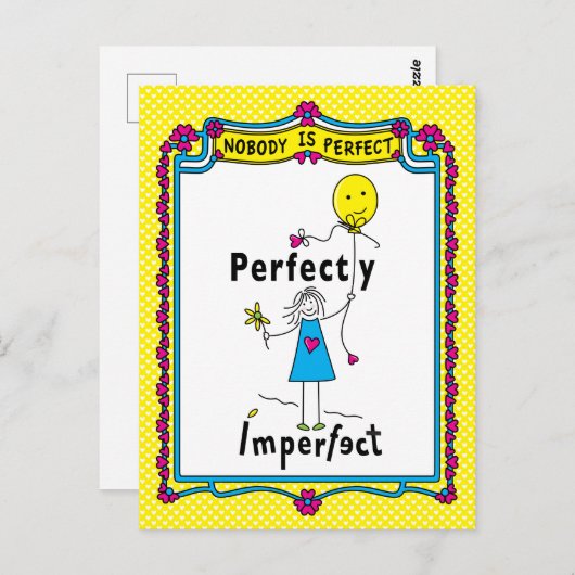 Perfekt 1_ postkarte (Vorne/Hinten)