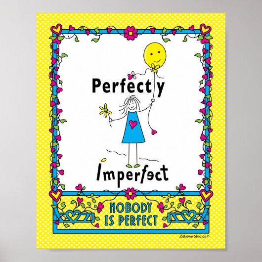 Perfekt 1_Print 8"x10" Poster (Vorne)