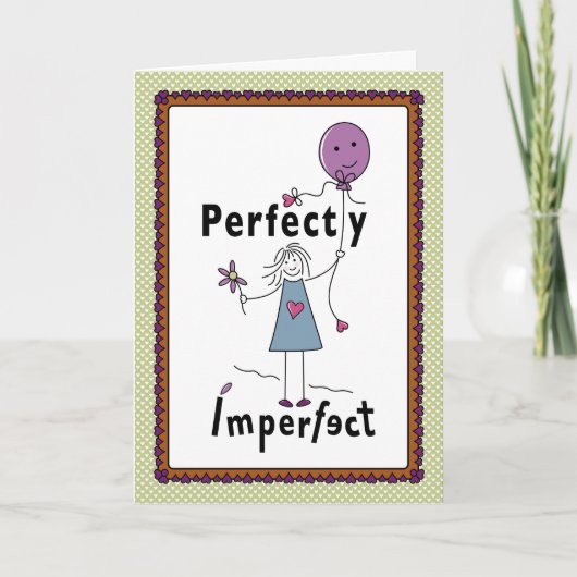 Perfekt 1A_Greeting Card 5"x7" Karte (Vorderseite)