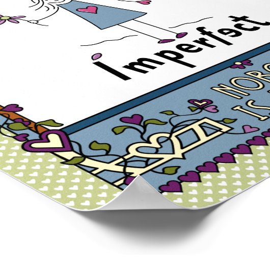 Perfekt 1A_Print 8"x10" Poster (Ecke)