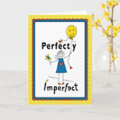 Perfekt 1B_Greeting Card 5"x7" Karte (Gelbe Blume)