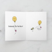 Perfekt 1C_Greeting Card 5"x7" Karte (Innenseite)