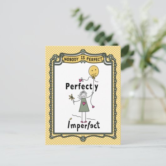 Perfekt 1C_ Postkarte (Stehend Vorderseite)