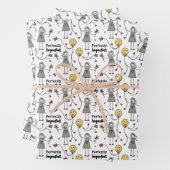 Perfekt 1C_Wrapping Paper Geschenkpapier Set (Beispiel)