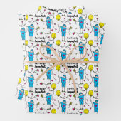 Perfekt 2 A_Wrapping Paper Geschenkpapier Set (Beispiel)