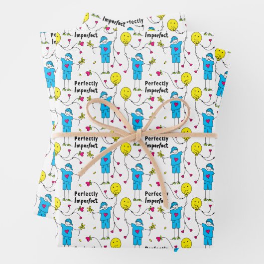 Perfekt 2 A_Wrapping Paper Geschenkpapier Set (Beispiel)
