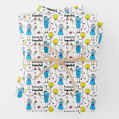 Perfekt 2 B_Wrapping Paper Geschenkpapier Set (Beispiel)