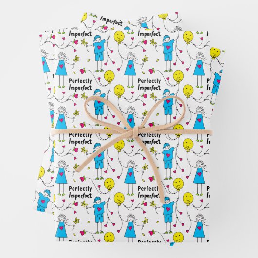 Perfekt 2 B_Wrapping Paper Geschenkpapier Set (Beispiel)