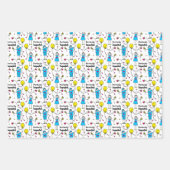 Perfekt 2 B_Wrapping Paper Geschenkpapier Set (Vorderseite)