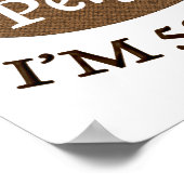 Perfekt 50 Jahre alt Poster (Ecke)