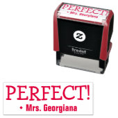 "PERFEKT!" Bewertungsstempel Permastempel (Beispiel)