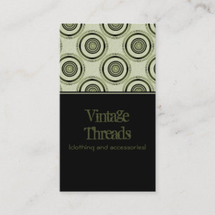 Perfekt Chic Business Card, Olive Green Visitenkarte