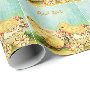 Perfekt, Cool Frohe Ostern Vintage Geschenkpapier