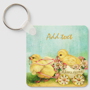 Perfekt, Cool Frohe Ostern Vintage Schlüsselanhänger