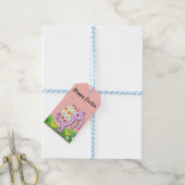 Perfekt, Cool glücklich Ostern, glücklich, sonnig Geschenkanhänger (Mit Garn)
