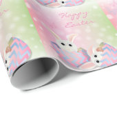 Perfekt, Cool glücklich Ostern, glücklich, sonnig Geschenkpapier (Rolleneckpunkt)