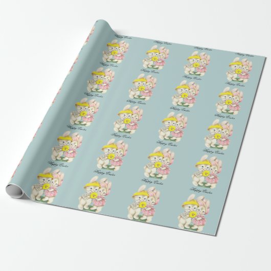 Perfekt, Cool glücklich Ostern, sonnig Geschenkpapier (Ungerollt)