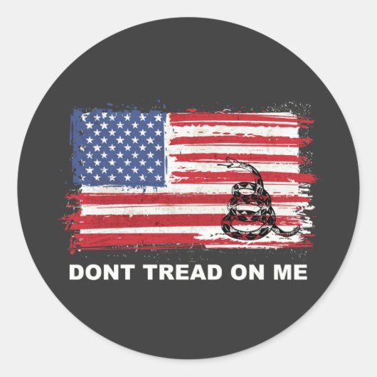 PERFEKT "DONT TREAD ON ME" 13 STRIPES STICKER (Vorderseite)