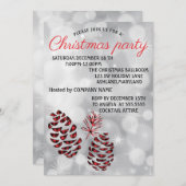 Perfekt, elegant, Weihnachten Einladung (Vorne/Hinten)