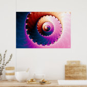 Perfekt - Fraktal Art Poster (Küche)