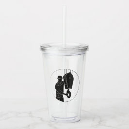 Perfekt für Aktive -Trinkbecher mit Anschläger Acryltrinkbecher