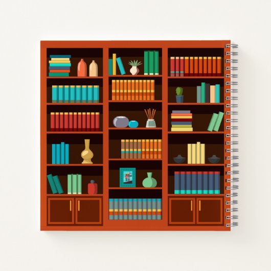 Perfekt für Buchliebhaber & Writers Spiral Noteboo Notizblock (Rückseite)