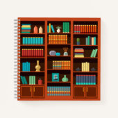 Perfekt für Buchliebhaber & Writers Spiral Noteboo Notizblock (Vorderseite)