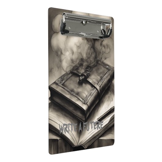 Perfekt für den On-the-Go Hinweis Mini Klemmbrett (Schrägansicht)