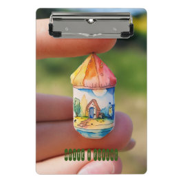 Perfekt für den On-the-Go Hinweis Mini Klemmbrett