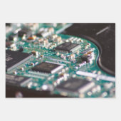 Perfekt für digitale Geschenke und Digital Natives Geschenkpapier Set (Vorderseite 2)