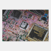 Perfekt für digitale Geschenke und Digital Natives Geschenkpapier Set (Vorderseite)